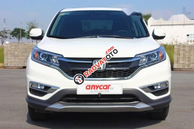 Bán gấp Honda CR V 2.4TG đời 2017, màu trắng-1