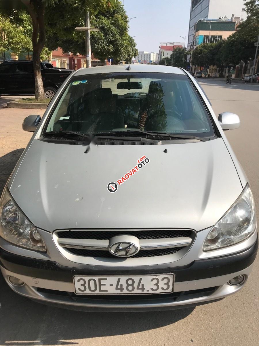 Cần bán lại xe Hyundai Getz 2008, màu bạc, nhập khẩu nguyên chiếc, giá chỉ 265 triệu-0