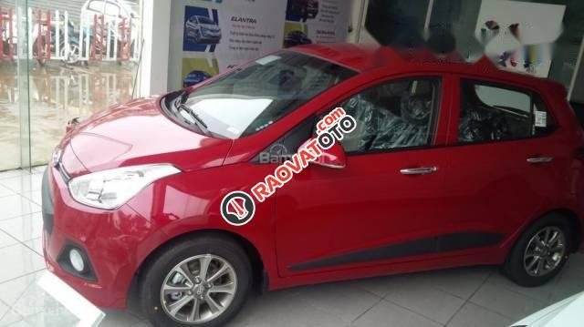 Cần bán Hyundai Grand i10 đời 2017, màu đỏ-1