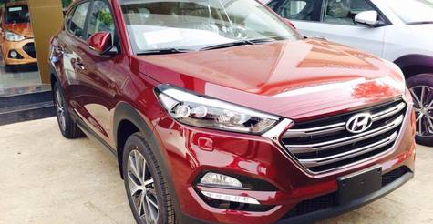 Bán Hyundai Tucson đời 2017, màu đỏ, nhập khẩu, giá chỉ 760 triệu-0