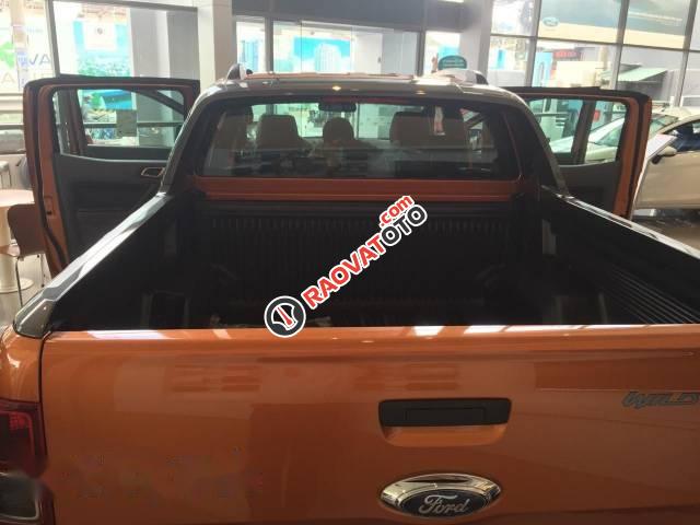 Bán xe Ford Ranger Wildtrak đời 2017, màu cam-3