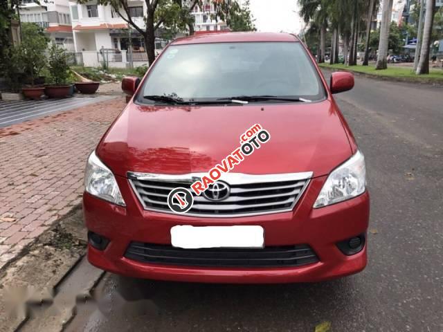 Chính chủ bán xe Toyota Innova 2.0E 2012, màu đỏ-0