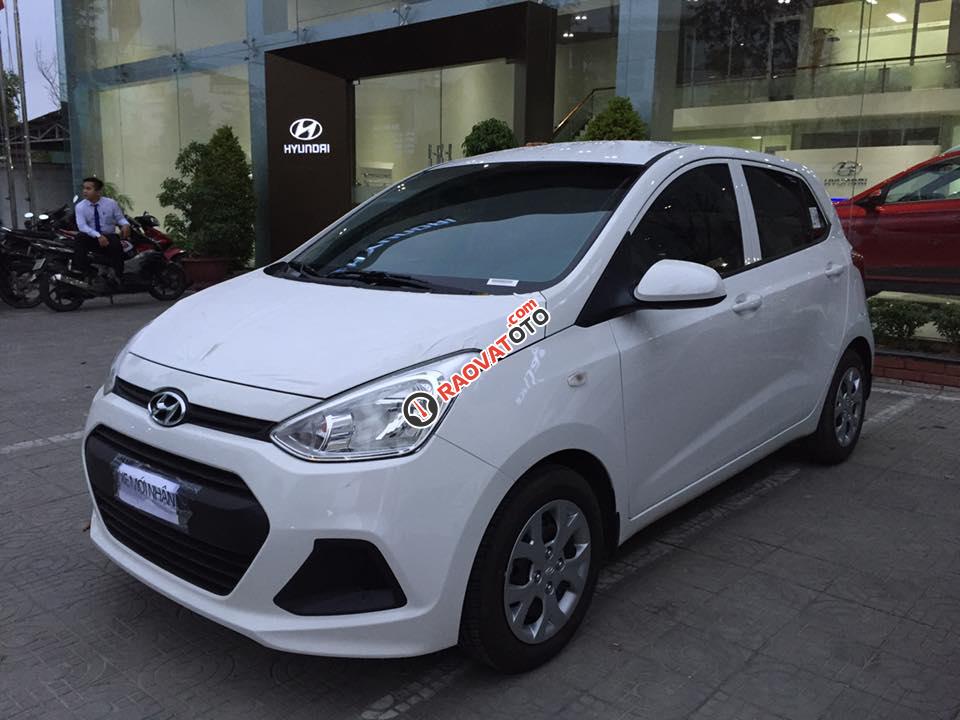 Hyundai Đà Nẵng cần bán Hyundai i10 đời 2018, chạy dịch vụ, màu trắng, nhập khẩu, 310 triệu. LH 0905976950-2