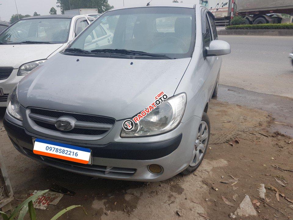 Bán Hyundai Getz LX đời 2008, màu bạc, nhập khẩu nguyên chiếc còn mới-0