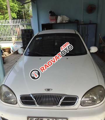 Bán Daewoo Lanos đời 2001, màu trắng giá cạnh tranh-0