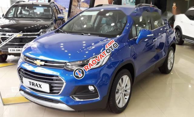 Cần bán Chevrolet Trax sản xuất 2017, màu xanh -4