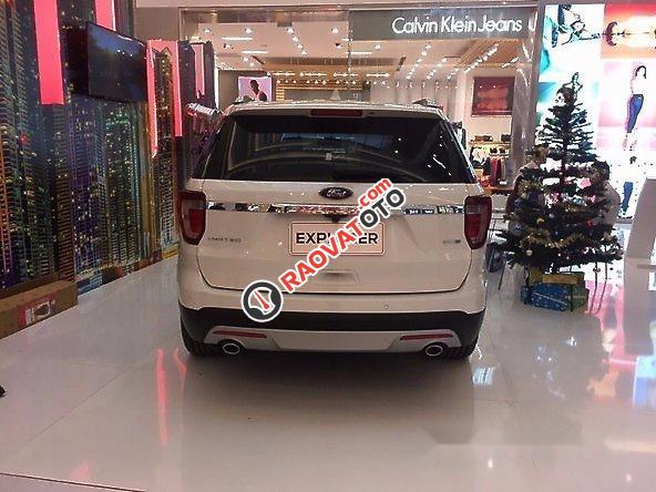 Bán Ford Explorer Limited Ecoboost 2.3L AT sản xuất 2016, màu trắng, nhập khẩu-4