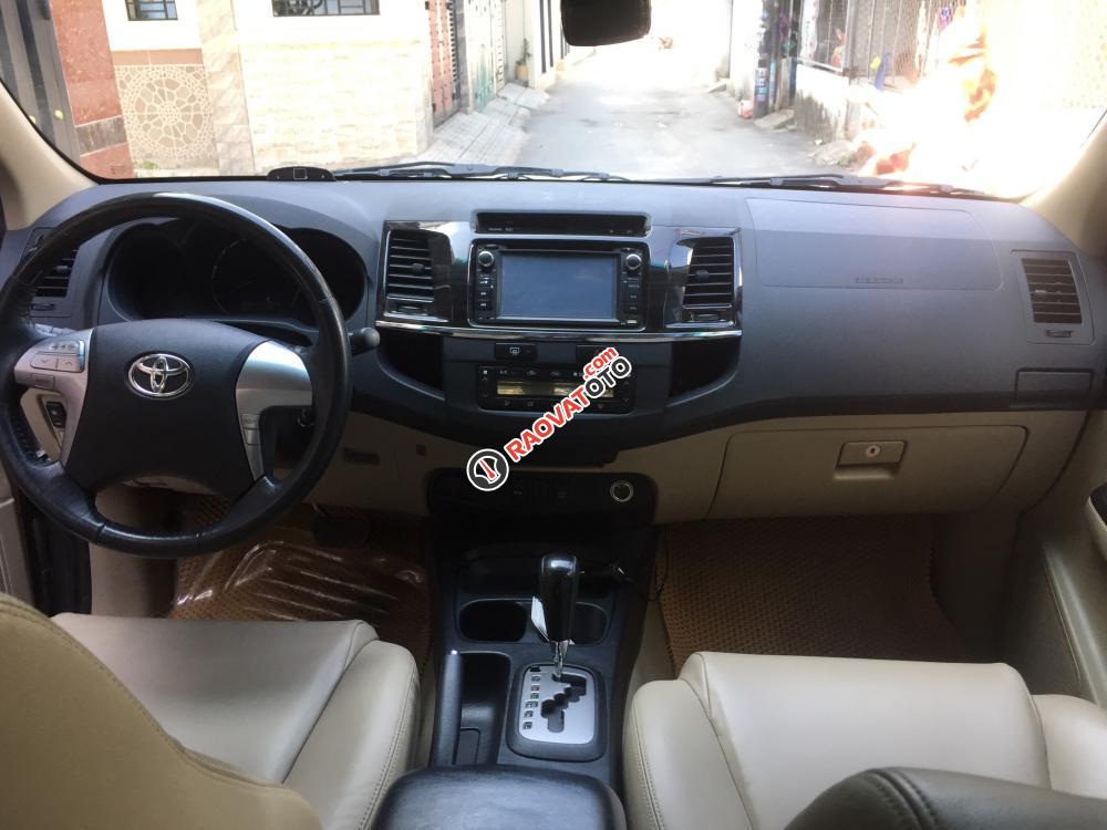 Bán xe Toyota Fortuner 2015, tự động xám bạc xe một chủ trùm mền ít đi-1