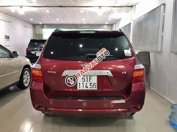 Cần bán Toyota Highlander 2008, màu đỏ-4