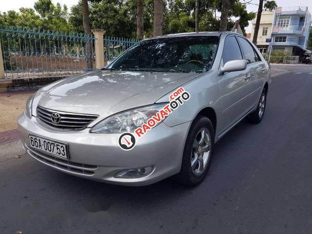 Cần bán lại xe Toyota Camry LE 2.4 đời 2005, màu bạc, xe nhập xe gia đình-4