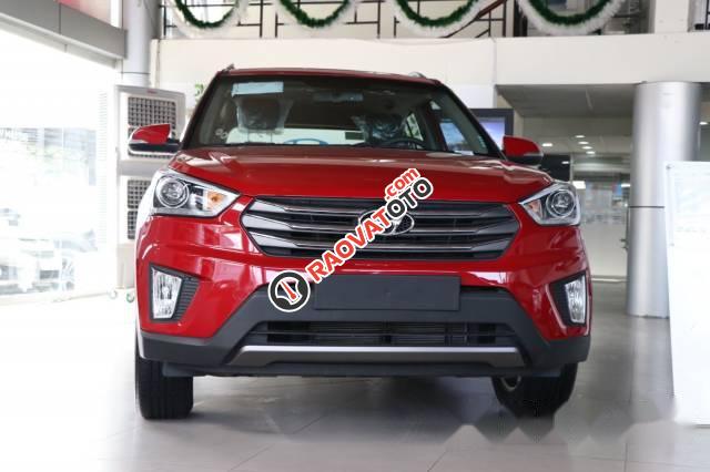 Bán xe Hyundai Creta AT 2017, màu đỏ, giá chỉ 740 triệu-0