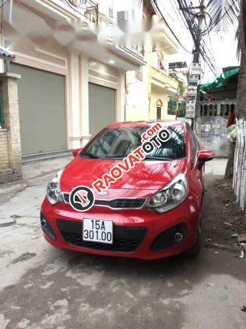 Bán xe Kia Rio đời 2012, màu đỏ, nhập khẩu-5