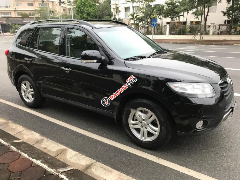 Bán xe Hyundai Santa Fe 2.4L đời 2012, màu đen, nhập khẩu, ít sử dụng, giá cạnh tranh-1