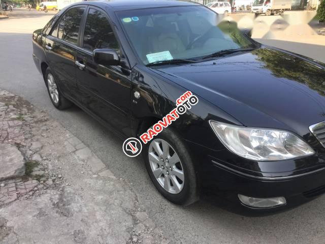 Bán xe Toyota Camry 2.4 đời 2004, màu đen-0