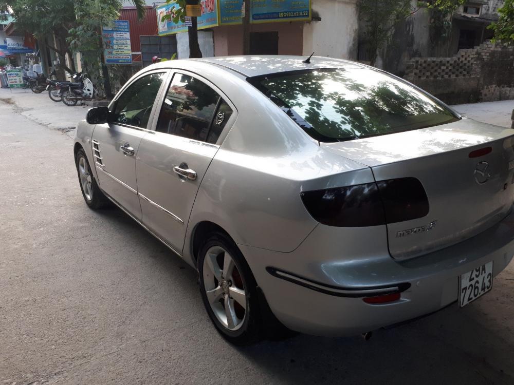 Cần bán lại xe Mazda 3 đời 2004, màu bạc, xe nhập-4