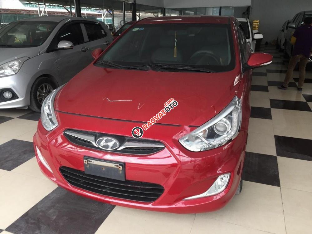 Bán ô tô Hyundai Accent năm 2012, màu đỏ, nhập khẩu chính chủ-1