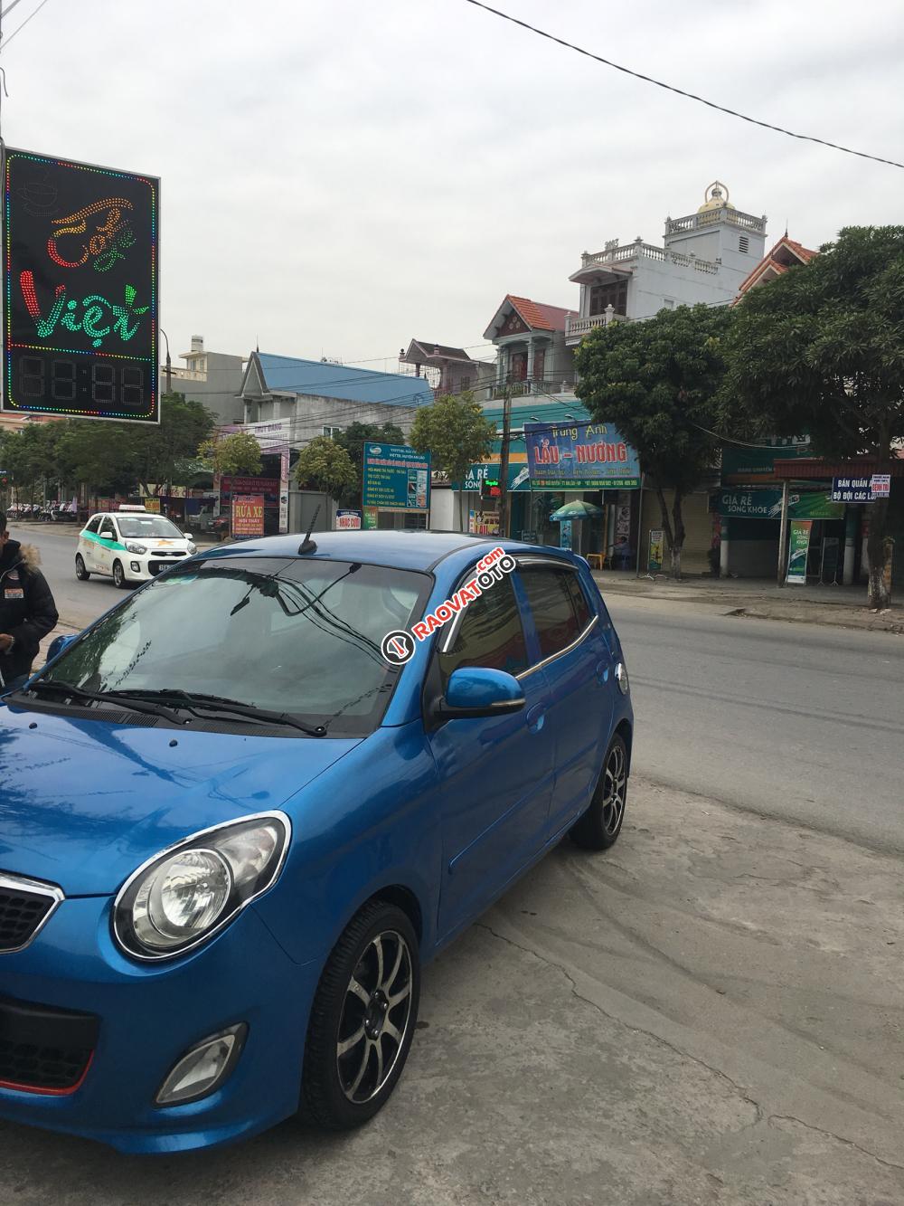 Bán Kia Morning sản xuất 2011, màu xanh lam chính chủ-4