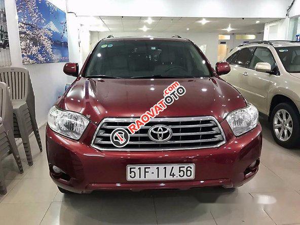 Cần bán Toyota Highlander 2008, màu đỏ-7