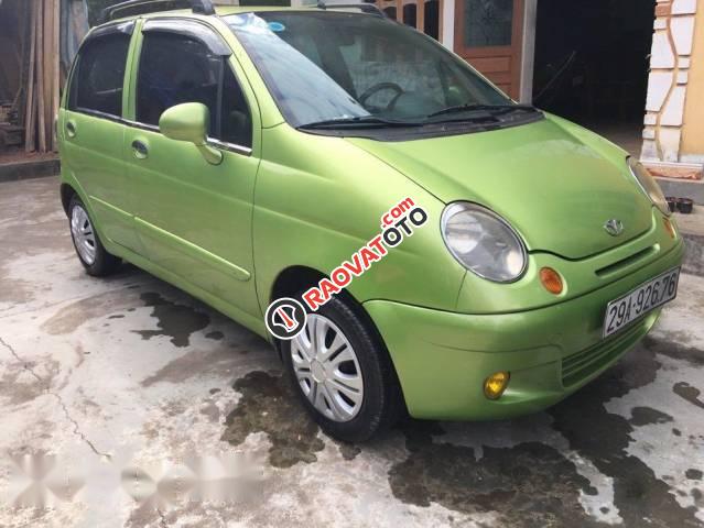 Cần bán gấp Daewoo Matiz đời 2007, màu xanh lục còn mới-0