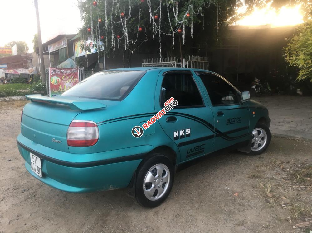 Bán Fiat Siena đời 2001, màu xanh lục, nhập khẩu nguyên chiếc-0