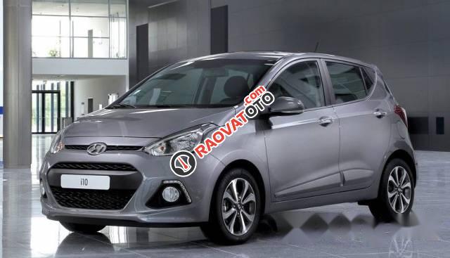 Bán Hyundai Grand i10 sản xuất 2017, màu bạc-2