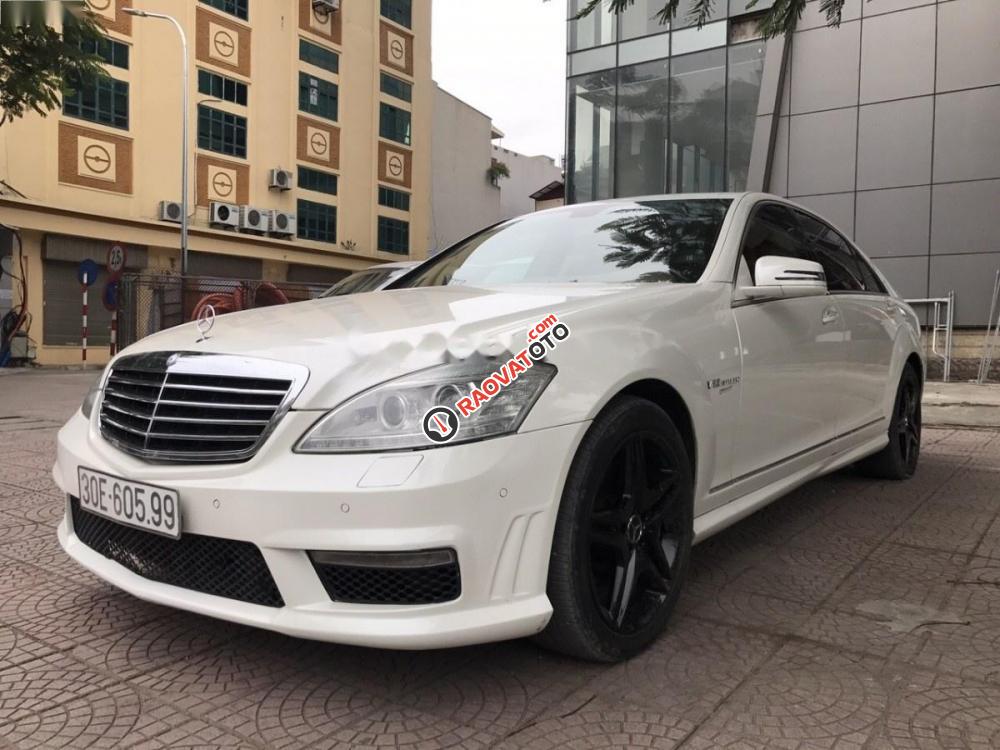 Cần bán Mercedes S350 đời 2005, màu trắng, xe nhập số tự động-0