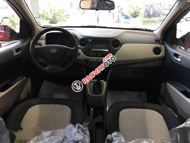 Bán xe Hyundai Grand i10 1.0 AT đời 2017, màu đỏ-4