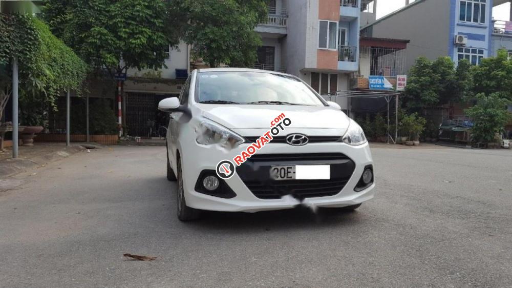 Bán Hyundai Grand i10 1.0 MT đời 2016, màu trắng, xe nhập chính chủ-9