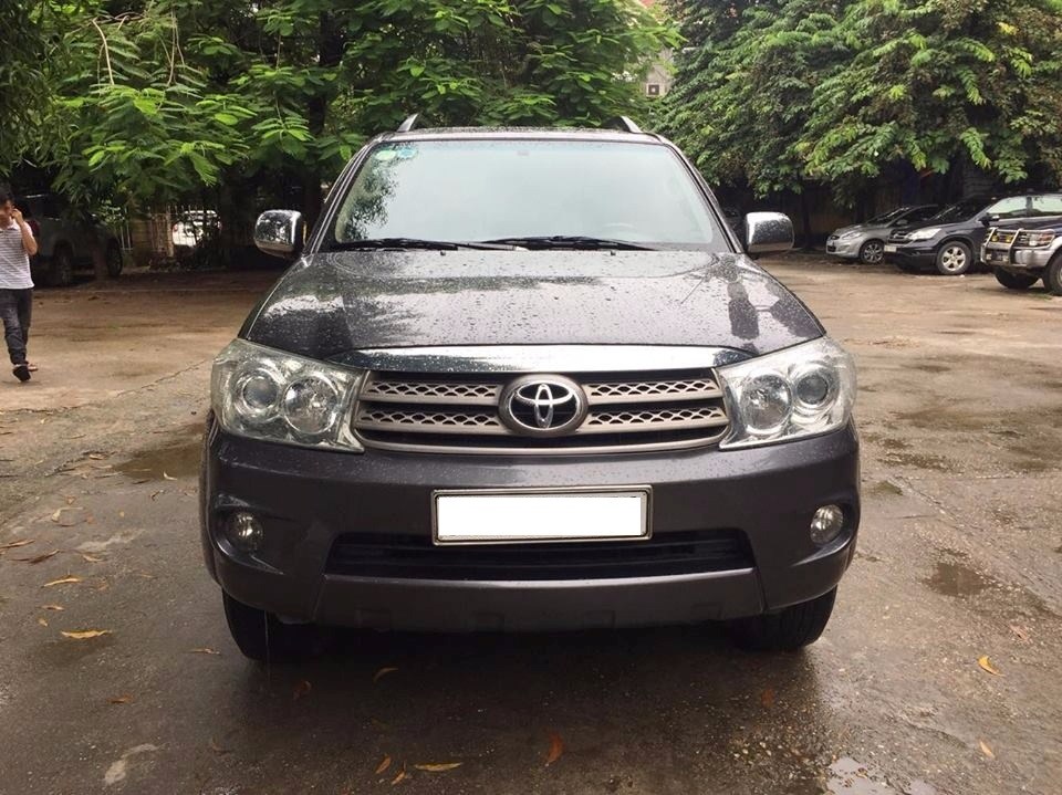 Bán Toyota Fortuner năm 2009, màu xám, xe nhập, số sàn-2