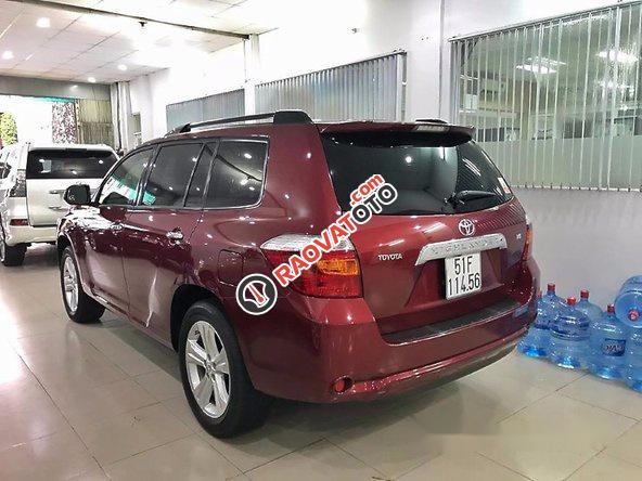 Cần bán Toyota Highlander đời 2008, màu đỏ-2