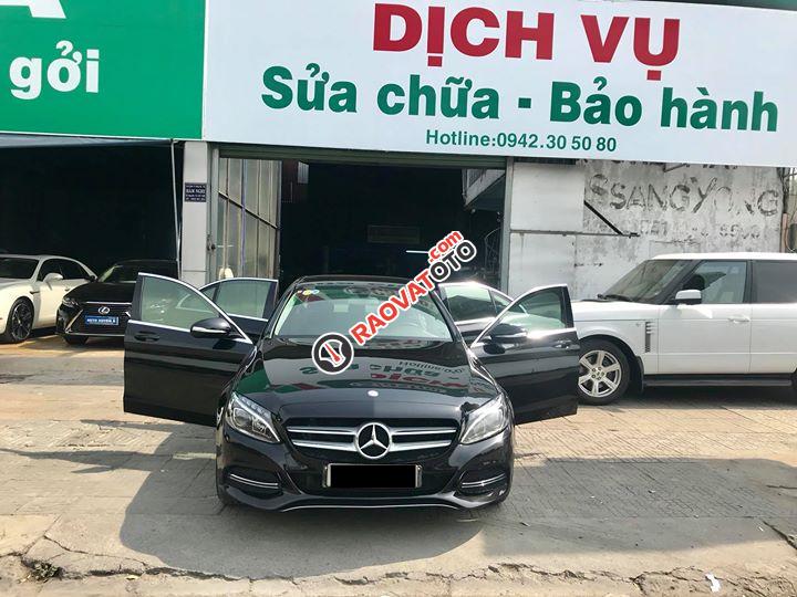 Bán Mercedes C200 đời 2015, màu đen, nội thất đen, sang trọng cực lướt, có hỗ trợ trả góp lên đến 70%-0