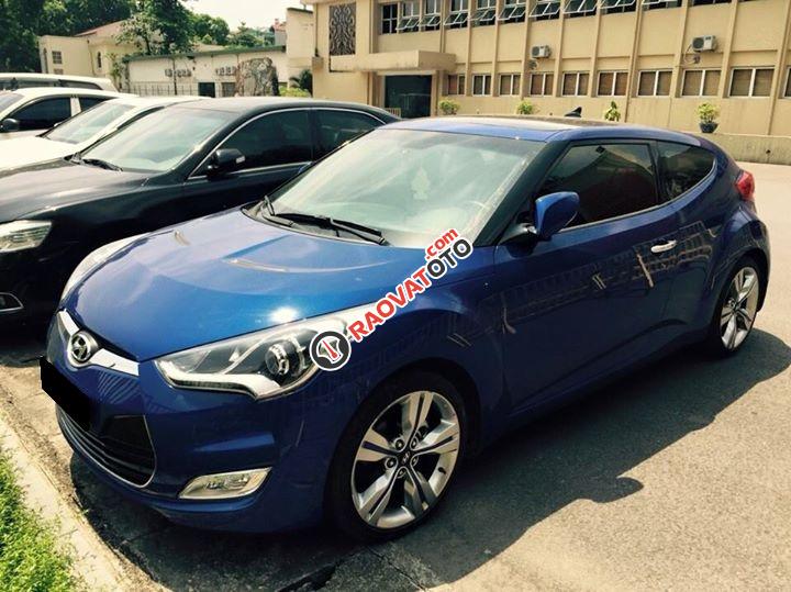 Cần bán xe Hyundai Veloster 2012, màu xanh dương-0