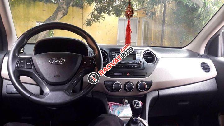 Bán ô tô Hyundai Grand i10 2017, màu bạc, nhập khẩu, 352tr-1