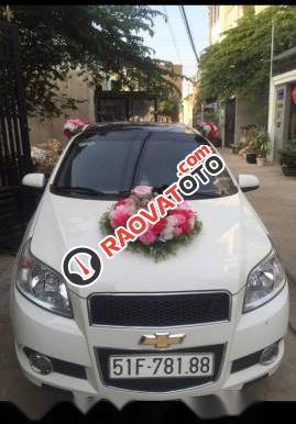 Bán Chevrolet Aveo đời 2016, màu trắng số sàn, 360tr-1