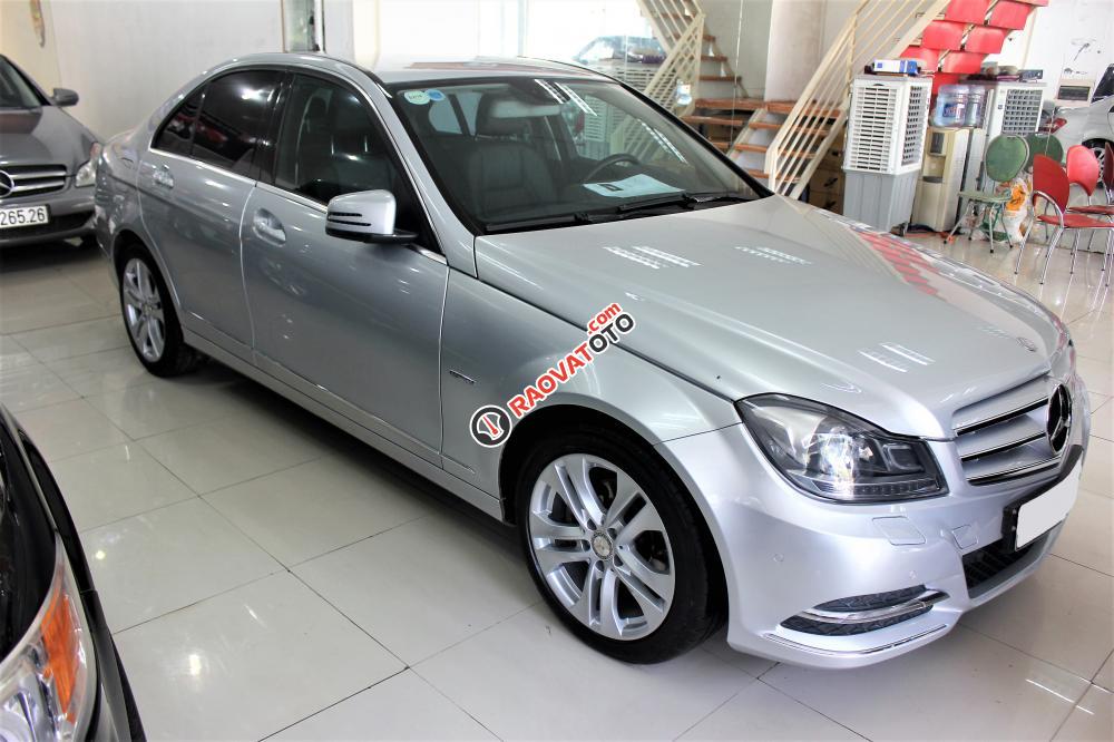 Bán Mercedes C200 sản xuất 2012, màu bạc số tự động, giá 720tr-2