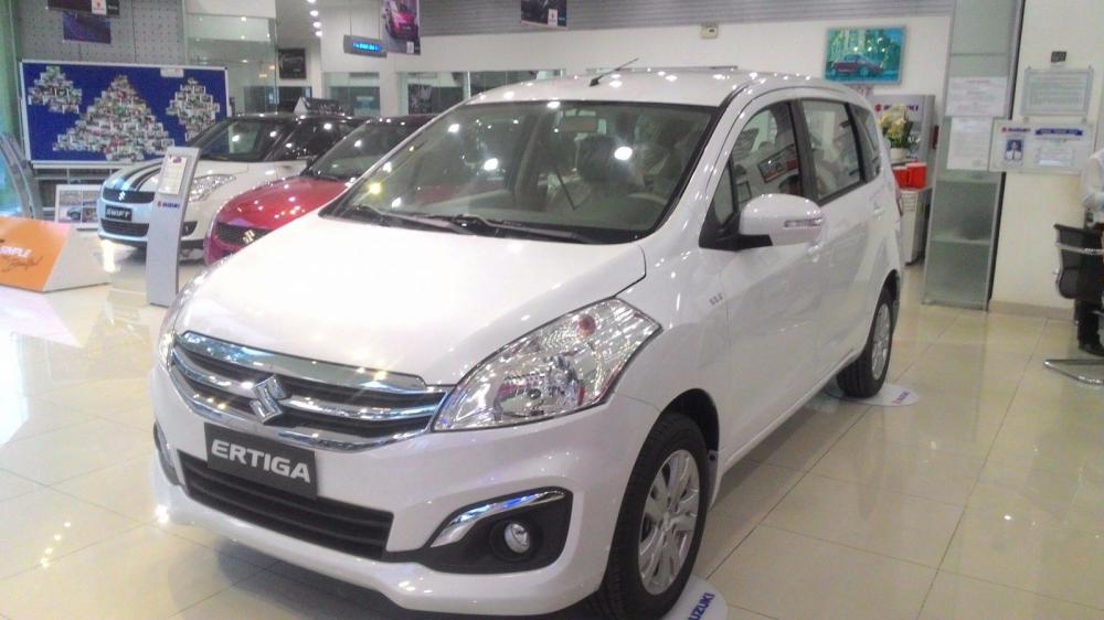 Bán Suzuki Ertiga đời 2017, màu trắng, xe nhập -1