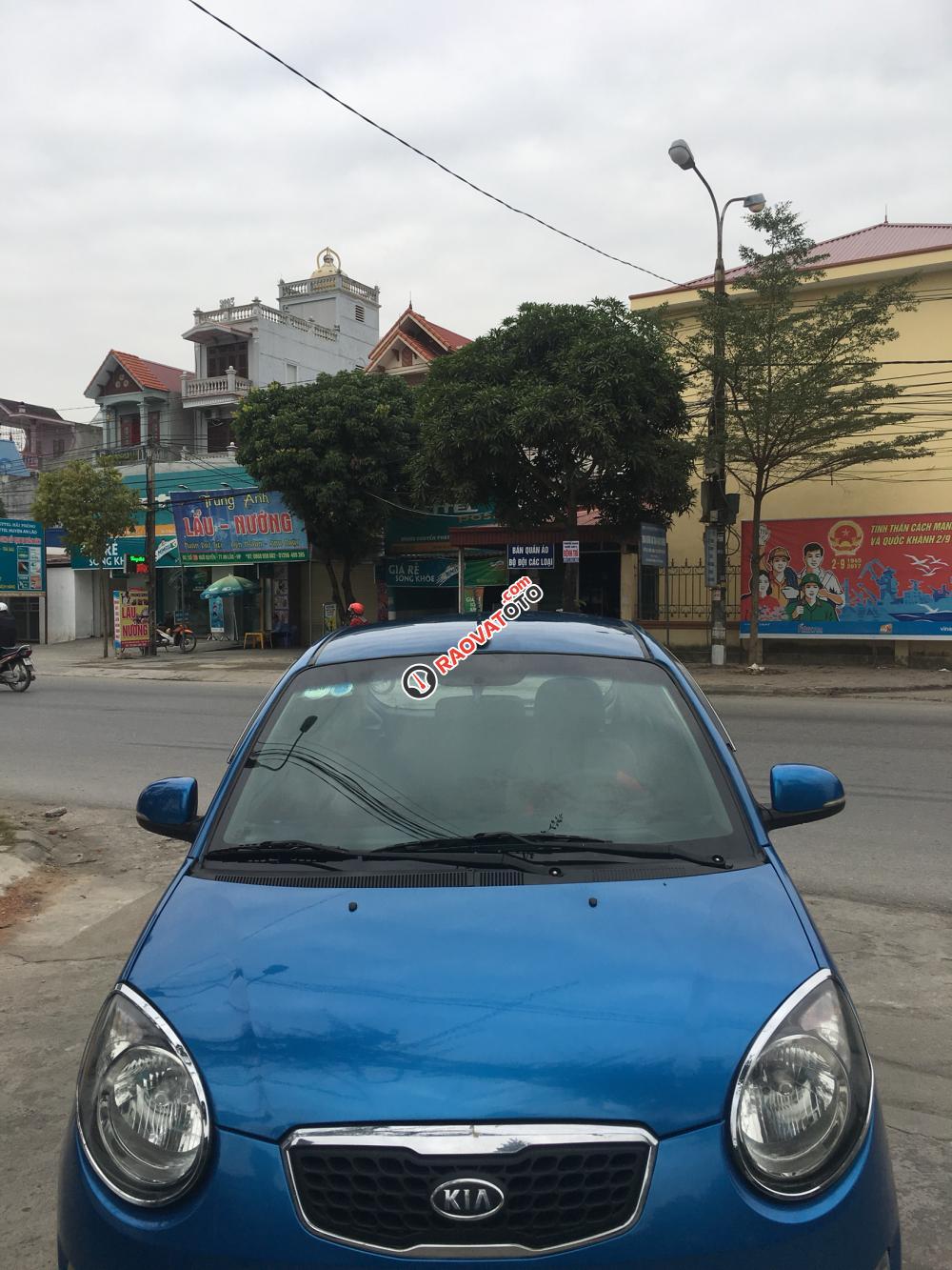 Bán Kia Morning sản xuất 2011, màu xanh lam chính chủ-3