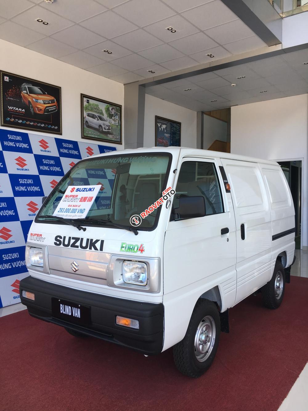 Bán ô tô Suzuki Blind Van đời 2017, màu trắng, 293tr, nhiều ưu đãi-1