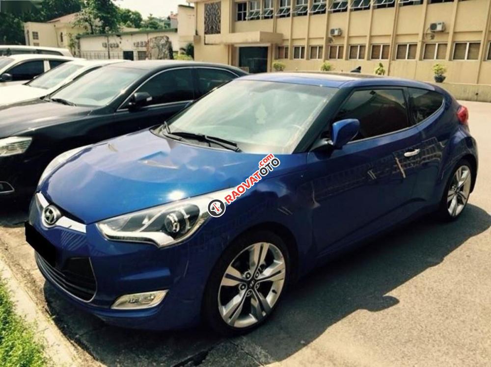 Cần bán lại xe Hyundai Veloster 1.6AT đời 2012, màu xanh lam, xe nhập chính chủ, giá 475tr-5