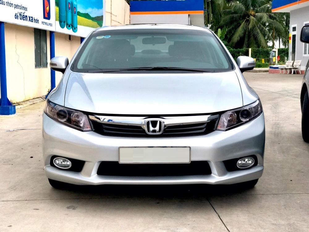 Bán Honda Civic 2.0AT đời 2014, màu bạc, nhập khẩu-5