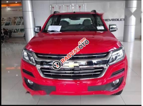 Bán Chevrolet Colorado 2.8L AT đời 2017, màu đỏ-0