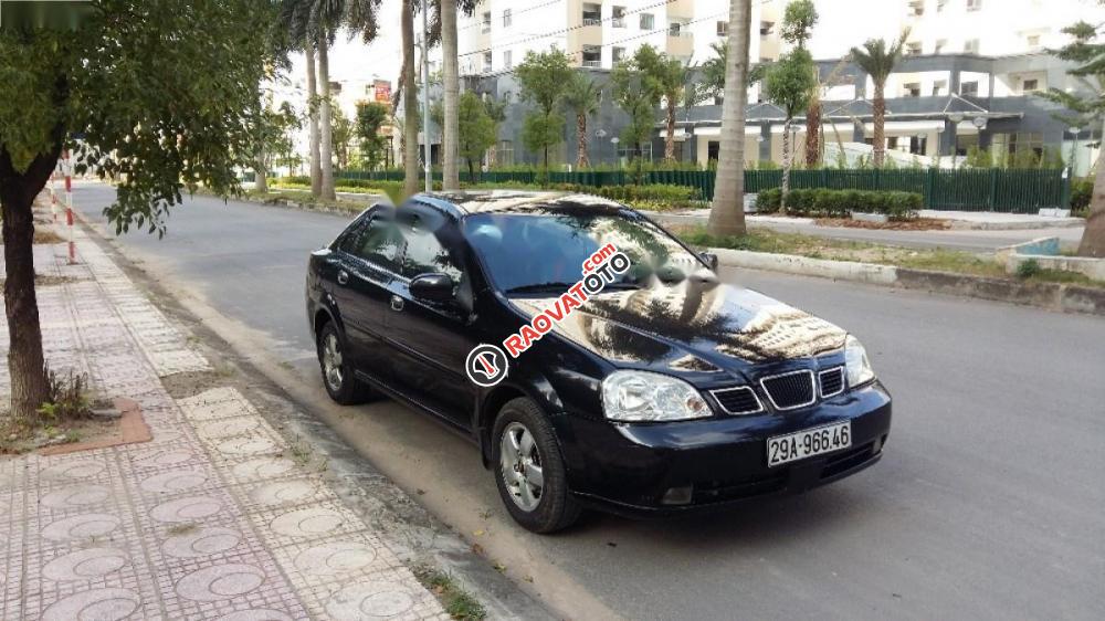 Bán Daewoo Lacetti đời 2007, màu đen chính chủ, giá tốt-1