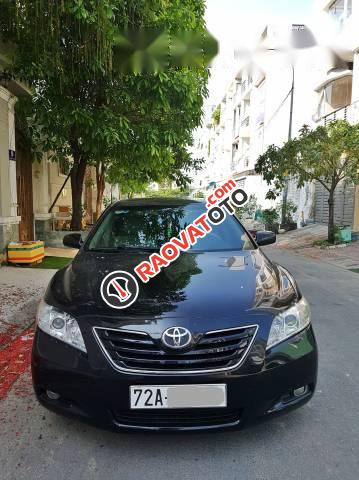 Cần bán xe Toyota Camry XLE 2.4 năm 2007, màu đen, nhập khẩu chính chủ-0