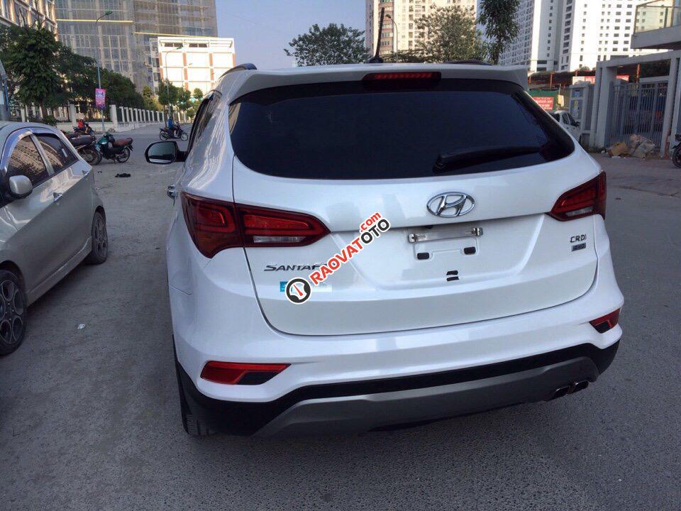 Bán ô tô Hyundai Santa Fe đời 2016 màu trắng, 1 tỷ 085 triệu-1