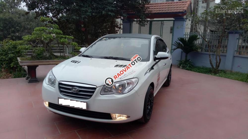 Bán Hyundai Elantra sản xuất 2008, màu trắng, nhập khẩu, 295 triệu-1