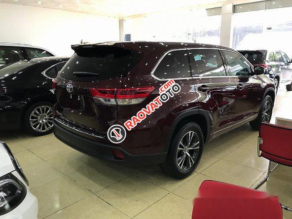 Bán Toyota Highlander LE đời 2017, màu đỏ, xe nhập-1