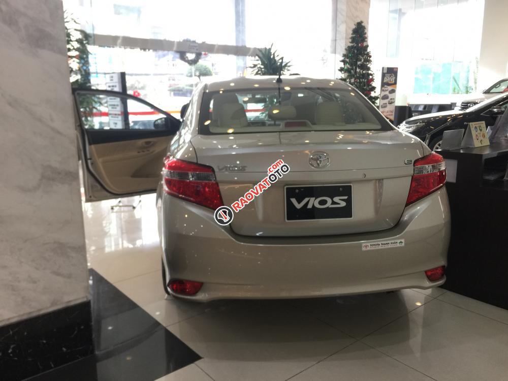 Bán Toyota Vios năm 2017, màu nâu vàng, mới 100% giá tốt khuyến mãi nhiều-7