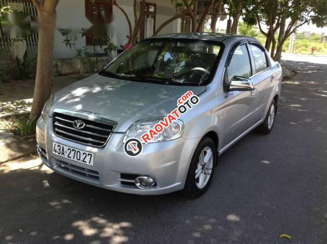 Bán xe Daewoo Gentra sản xuất 2009, màu bạc, 185tr-1