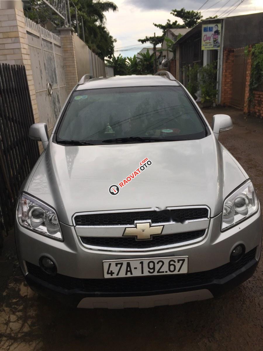 Bán ô tô Chevrolet Captiva đời 2007, màu bạc-2