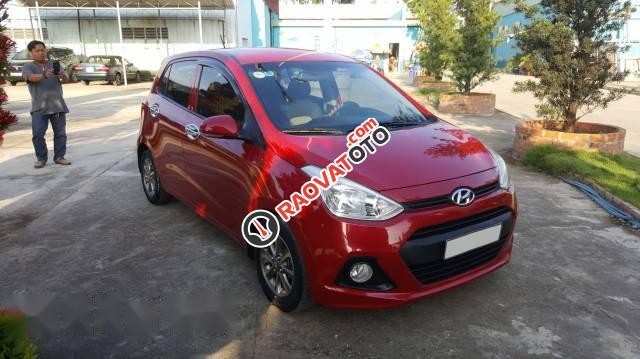 Xe Hyundai Grand i10 đời 2015, màu đỏ, xe nhập xe gia đình, giá chỉ 335 triệu-0